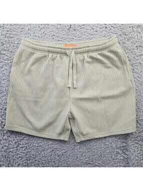 NEGATIVE SPACE Shorts Men XL Waffle Knit Lounge Shorts 35-40x6